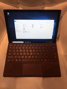 surface pro 5th gen 128GB with keyboard and charger
