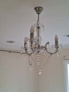 Ornate chandelier like light fitting