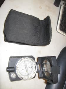Compass and pouch