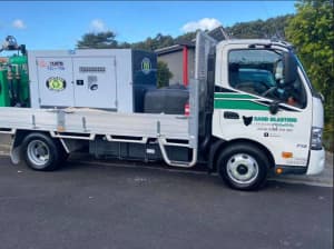 Mobile Sand Blasting unit on truck , all as new! Many extras included