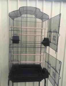 BRAND NEW $80ea Tall Bird Cage trolley extra perfect 4 tame budgies