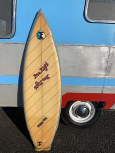 Vintage Free Flight 5’10” Surfboard