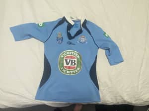 Size 8 Womens NSW state of origin jersey