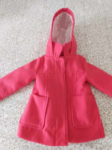 Size 2 Sprout red baby coat