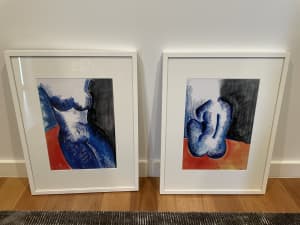 Large framed paintings 