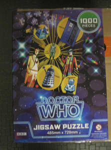 DOCTOR WHO JIGSAW PUZZLE 1000 PIECES - COMPLETE