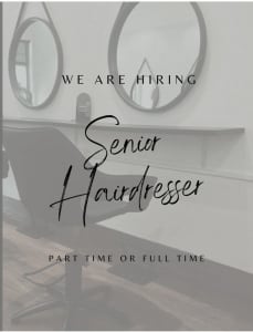 Senior Hairdresser wanted 