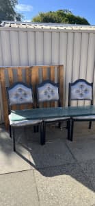 Free table , chairs display stand