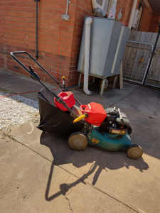 lawn mower with catcher