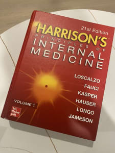 21st edition Harrison’s principles of internal medicine volume 1