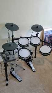 Donner DED-500 PRO Electronic Drum Set with Mesh Heads
