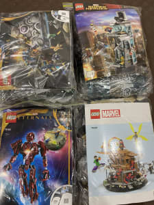 Lego sets Star Wars marvel avengers superhero new in bags figs removed