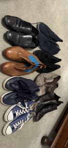 Men’s shoes assorted labels good condition
