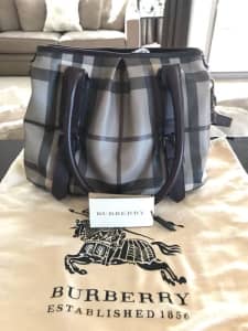 Burberry Bag in Rare Limited Edition Smoked Check RRP $1295