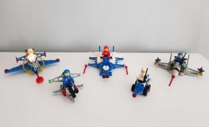 1980s Vintage LEGO Space - Five Complete Sets with Instructions Manual