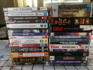 Pc games all good condition 