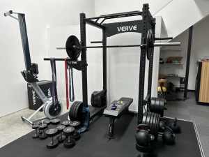 Verve Commercial Gym Equipment Olympic Barbell Weights Bumper Plates 