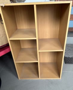Acacia 5 cube storage bookshelf 