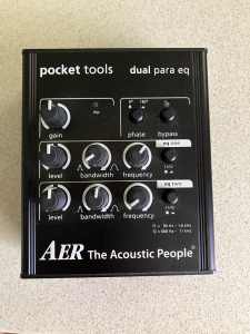 AER Pocket Tools Dual Para EQ Effects pedal processor acoustic guitar