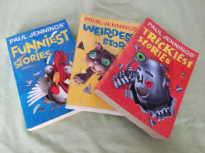 Paul Jennings story collections (Funnies, Wierdest, Trickiest) 3 books