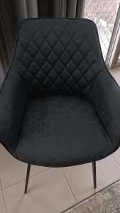 PU leather dining chairs 