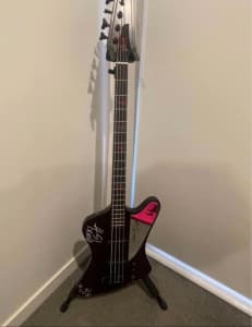 Gibson Bass Guitar Rare USA Signed by Motley Crüe Nikki SiXX 