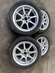 16inch wheels with tyres 4 x 100