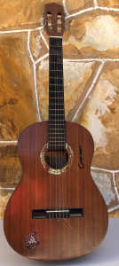 Guitar Full Size Acoustic Wooden Folk Classical Brown Valencia