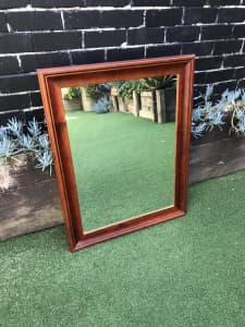 TIMBER FRAMED MIRROR IN GREAT USED CONDITION