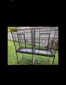 Double size bird cage