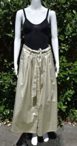 RABENS SALONER Anabell Gold Skirt - Size M - EUC