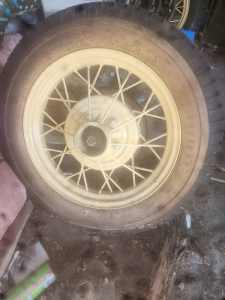 Ford Model A wheels and tyres