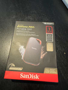 SanDisk Extreme PRO SSD v2 1TB 2000 read/write Brand new unopened