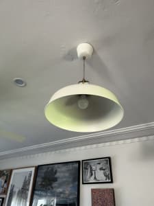 2x IKEA pendant lights and 1x ceiling fan