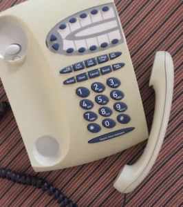 Retro Phone Telstra Push Button
