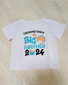 Pregnancy reveal Tshirt big brother announcement Tshirt