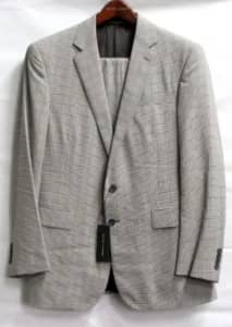 Ralph Lauren Suit Charcoal Plaid Grey