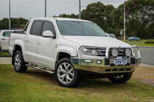 2018 Volkswagen Amarok 2H MY18 TDI550 4MOTION Perm Ultimate White 8 Speed Automatic Utility
