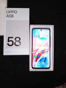 Brand New Oppo A58 in box with receipt