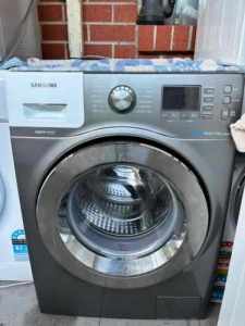! stainless steel 8.5 kg Bubble Samsung front washing machine
