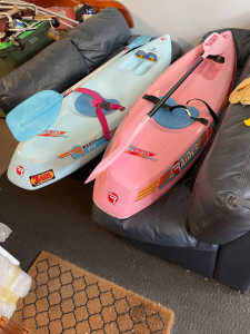 SURF SKIS (2) KIDS With Paddles RAIDER $30each Woy Woy