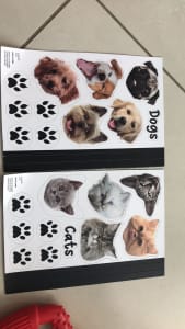 Dog and cat magnets
