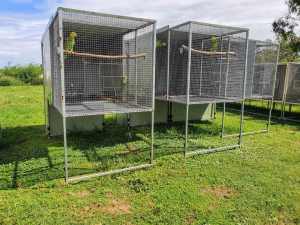 Suspended Aviaries With Walk Ways