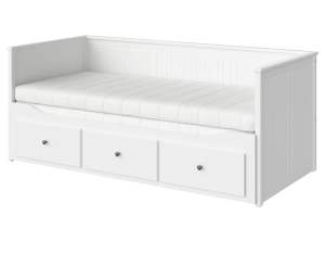 IKEA hemnes Sofa bed with 3 drawers 2 single mattresses