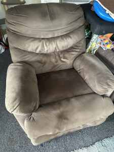 3 seater couch and 2 recliners