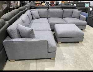 LARGE grey couch! Near new