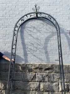 Cast iron climbing archway - flower trellis, arbour 