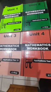 Maths Applications year 11, 12 Text books