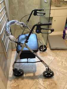 Wide seat 180kg capacity Disability walker NEW