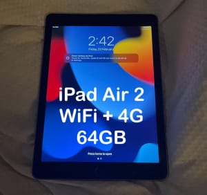 iPad Air 2 - 64gb - WiFi 4G - Great condition - Unlocked
